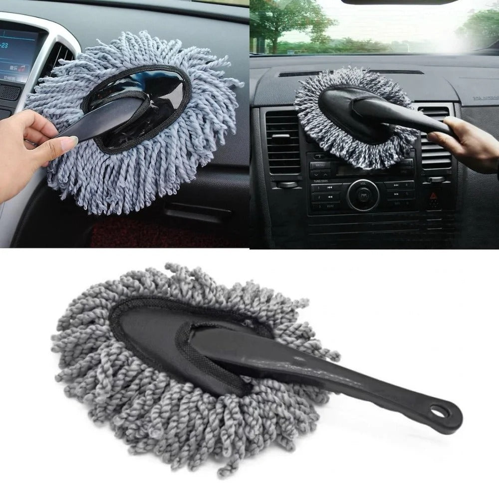 Plastic Multi-Functional Car Duster Cleaning Dirt Dust Clean Brush Dusting Tool Mop